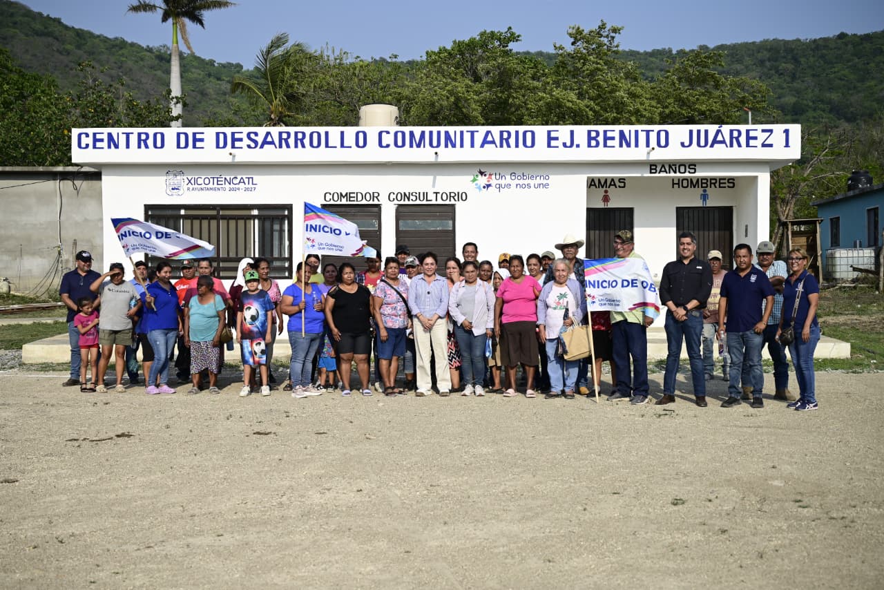 Avanza construcción de techumbre en el ejido Benito Juárez 1 de Xicoténcatl