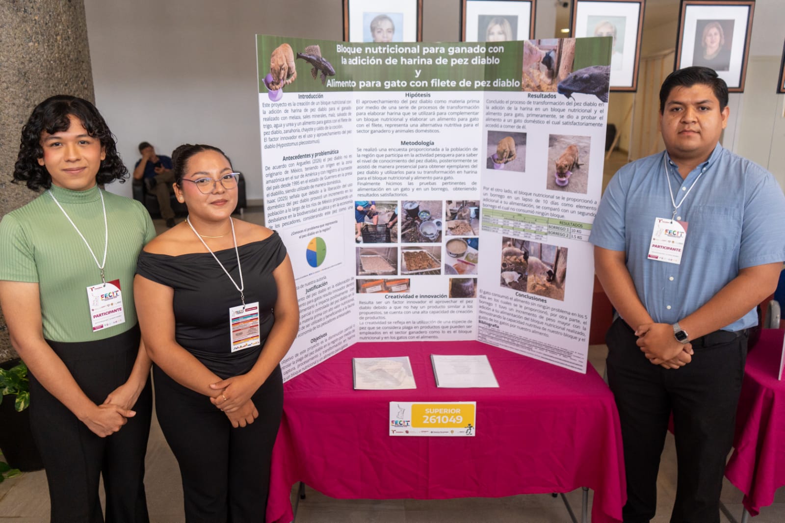 Estudiantes de la UAT transforman plaga en alimentación animal de alto valor nutricional