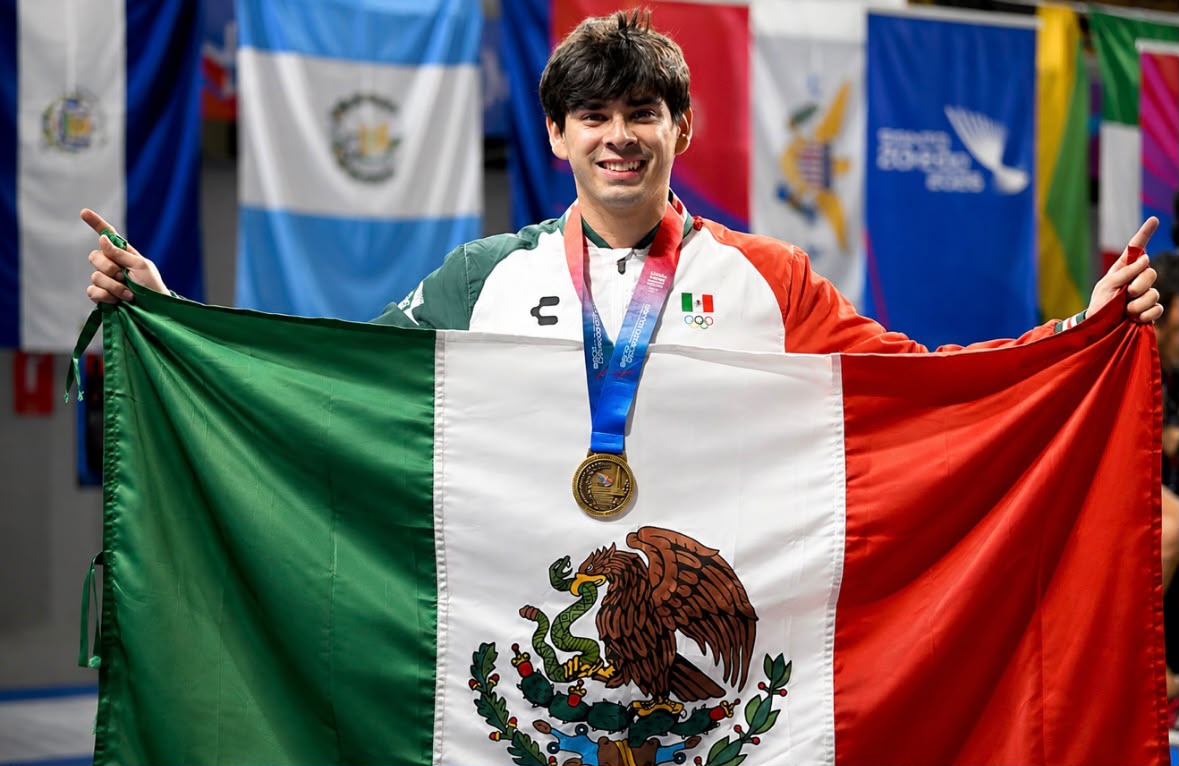 Estudiante de la UAT conquista el oro en esgrima en Santo Domingo 2026
