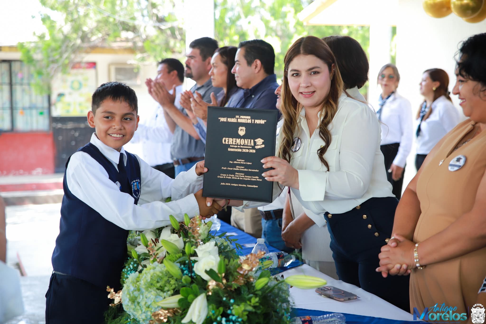 Celebran con éxito la graduación de la generación 2020-2026 en la primaria José María Morelos y Pavón