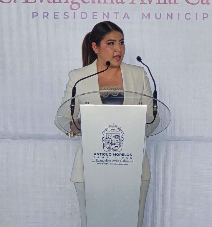Rinde Evangelina Ávila su Segundo Informe de Gobierno con el respaldo del Gobernador Américo Villarreal